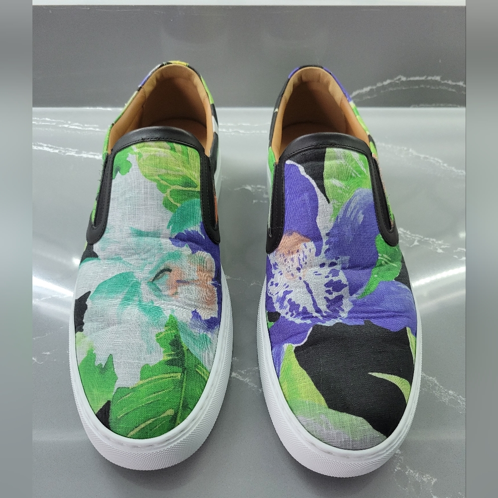 Ralph Lauren Purple Label Severin Floral Loafer